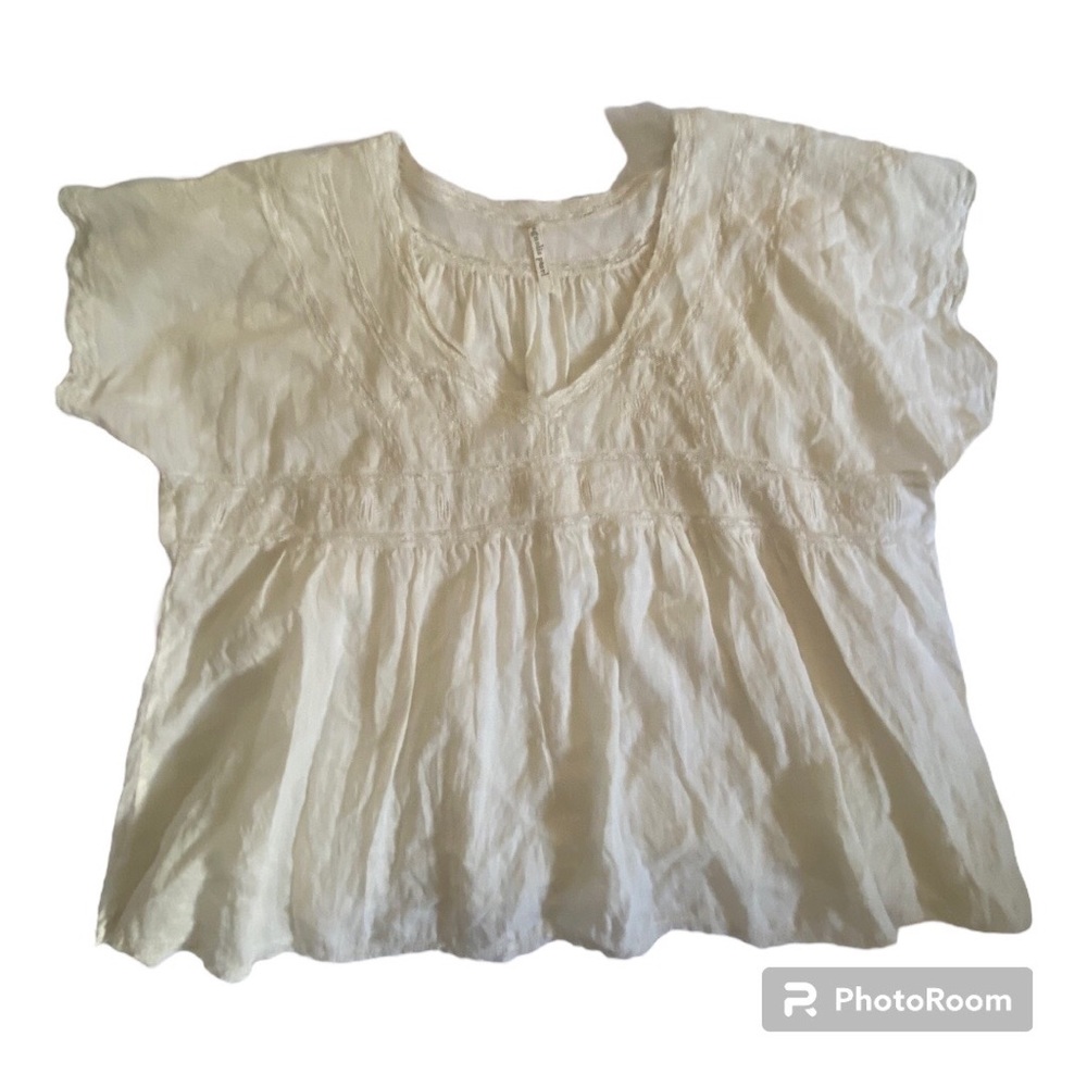 Magnolia Pearl Blouse sheer lace soft